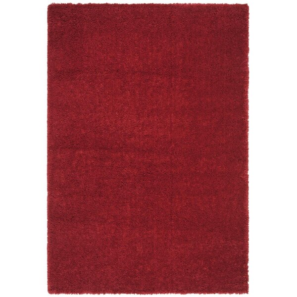 Safavieh 6 x 9 ft. August Shag 900 Power-Loomed Rectangle Rug - Red AUG900Q-6 - main